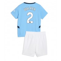 Manchester City Kyle Walker #2 Domaci Dres za djecu 2024-25 Kratak Rukav (+ Kratke hlače)